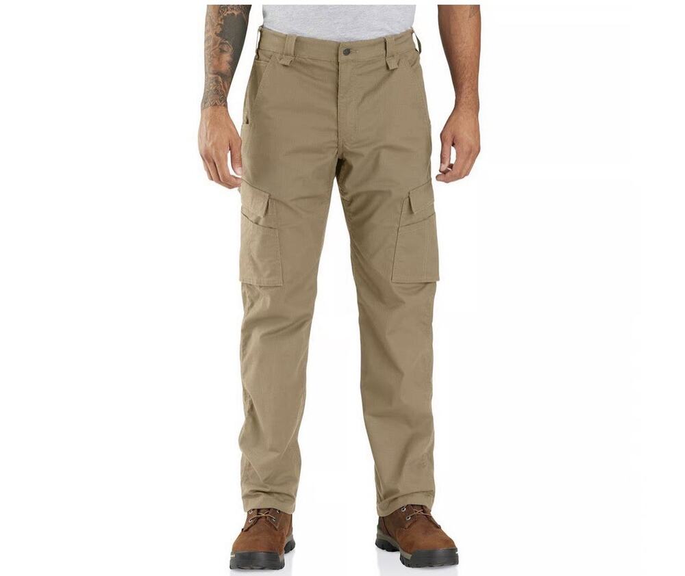 Carhartt Force Relaxed Fit Ripstop Cargo Work Pants Khaki BN4200-M 34x30 NEW